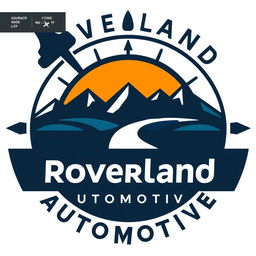 Design a logo for a car brand called Roverland Automotive