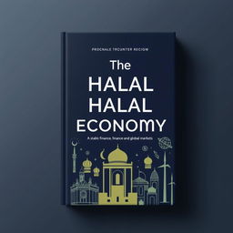 Create a book cover for a book about the halal economy