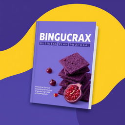 Create a business plan proposal cover with the title 'BINGUCRAX'