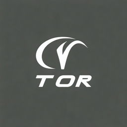 Design a logo for TOOR that incorporates elements of a car, speed, and light