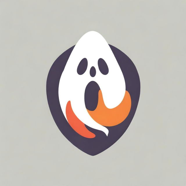 Design a logo for TOOR that incorporates elements of a ghost, speed, and fire