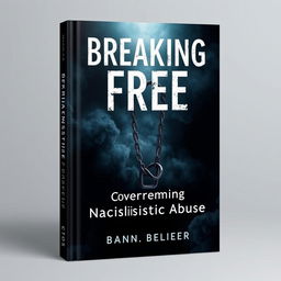 Create an emotional book cover for the title 'Breaking Free: Overcoming Narcissistic Abuse'