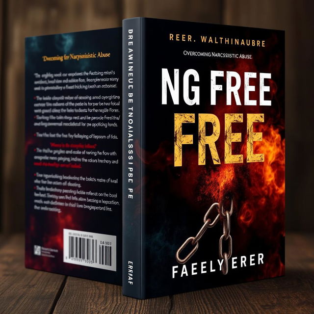 Create an emotional book cover for the title 'Breaking Free: Overcoming Narcissistic Abuse'