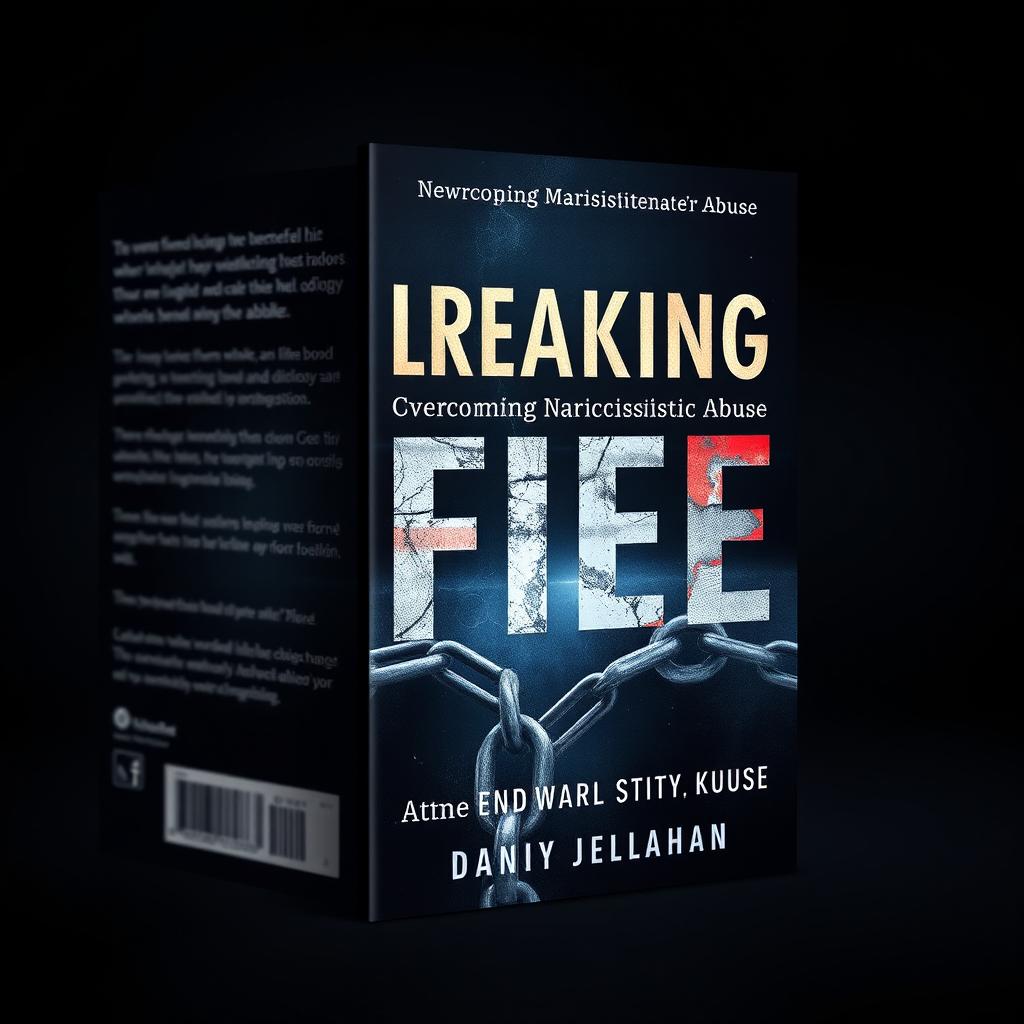 Create an emotional book cover for the title 'Breaking Free: Overcoming Narcissistic Abuse'