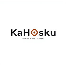 Create a brand design for 'KaHOsKu' with the tagline 'Simple Yet Meaningful'