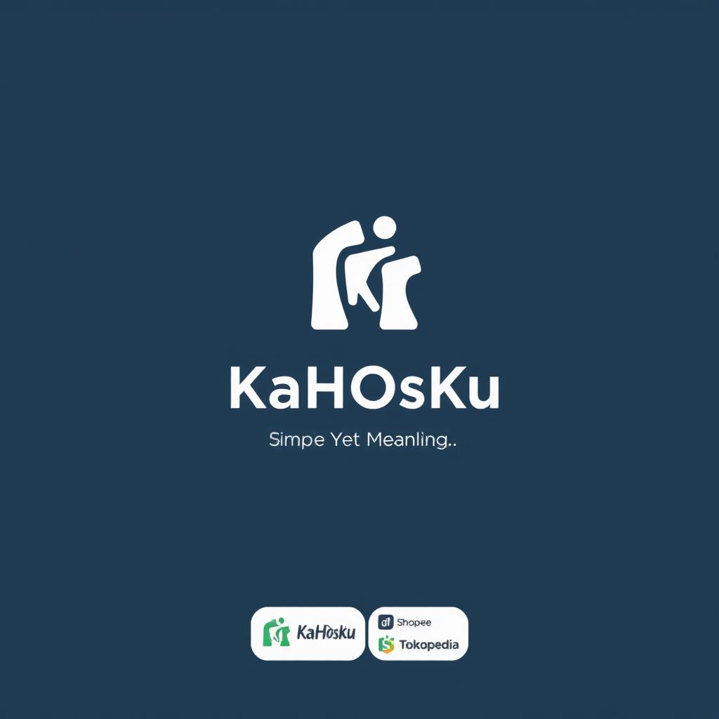 Create a brand design for 'KaHOsKu' with the tagline 'Simple Yet Meaningful'