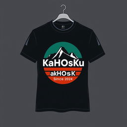 Design a t-shirt for the brand 'KaHOsKu' with the tagline 'Simple Yet Meaningful'