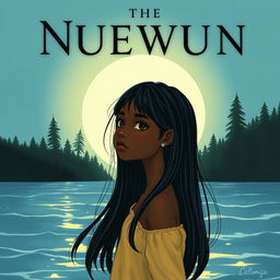 A cover illustration featuring a girl with dark skin and straight black hair