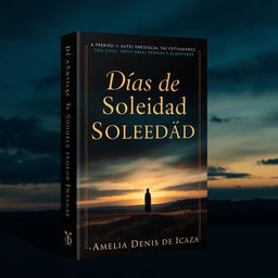 A book cover with the title 'Días De Soledad' and the author 'Amelia Denis De Icaza'