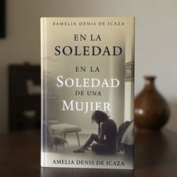 A book cover with the title 'En La Soledad De Una Mujer' and the author 'Amelia Denis de Icaza'