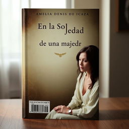 A book cover with the title 'En La Soledad De Una Mujer' and the author 'Amelia Denis de Icaza'