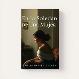 A book cover with the title 'En La Soledad De Una Mujer' and the author 'Amelia Denis de Icaza'