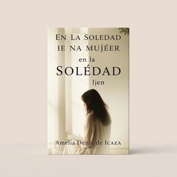 A book cover with the title 'En La Soledad De Una Mujer' and the author 'Amelia Denis de Icaza'