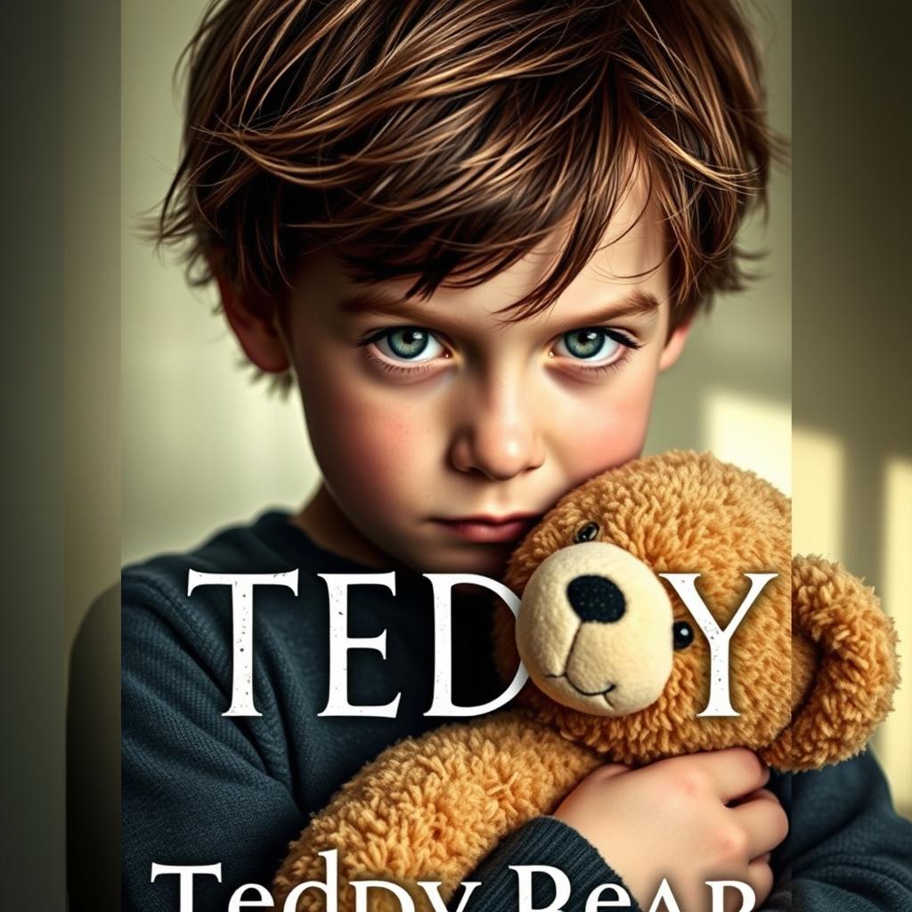 The cover of 'Teddy Bear' features a young Liam clutching a teddy bear, a poignant symbol of his lost innocence