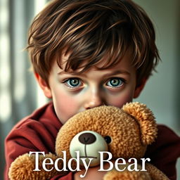 The cover of 'Teddy Bear' features a young Liam clutching a teddy bear, a poignant symbol of his lost innocence