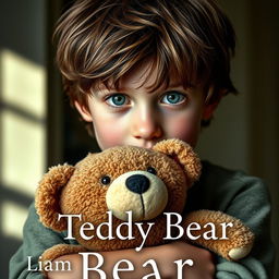 The cover of 'Teddy Bear' features a young Liam clutching a teddy bear, a poignant symbol of his lost innocence