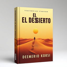 A book cover for the novel titled 'El Desierto' by the author 'Demetrio Korsi'