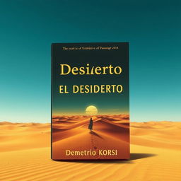 A book cover for the novel titled 'El Desierto' by the author 'Demetrio Korsi'