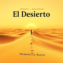 A book cover for the novel titled 'El Desierto' by the author 'Demetrio Korsi'