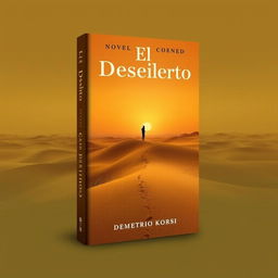 A book cover for the novel titled 'El Desierto' by the author 'Demetrio Korsi'