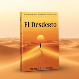 A book cover for the novel titled 'El Desierto' by the author 'Demetrio Korsi'