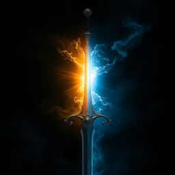 A mystical sword that embodies both light and darkness