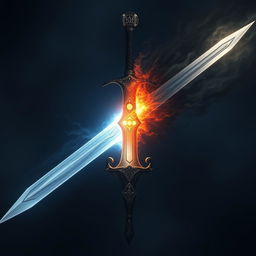 A mystical sword that embodies both light and darkness