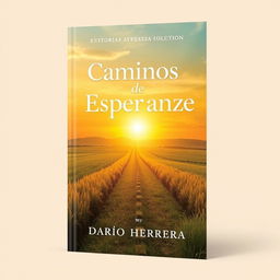 A book cover with the title 'Caminos De Esperanza' and the author 'Darío Herrera'