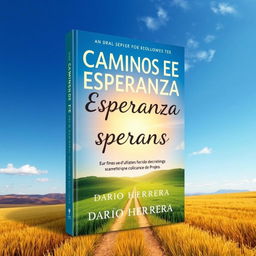 A book cover with the title 'Caminos De Esperanza' and the author 'Darío Herrera'