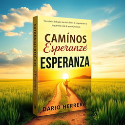 A book cover with the title 'Caminos De Esperanza' and the author 'Darío Herrera'