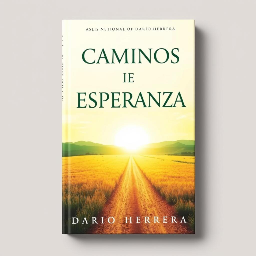 A book cover with the title 'Caminos De Esperanza' and the author 'Darío Herrera'