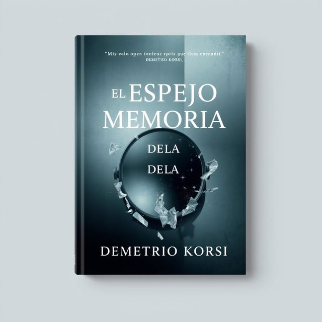 A book cover with the title 'El Espejo De La Memoria' and the author 'Demetrio Korsi'