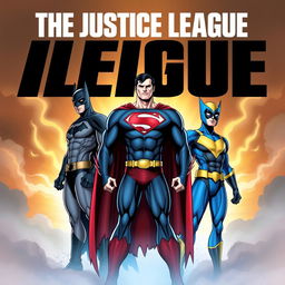 Create an image featuring Batman, Superman, and Blue Beetle standing together as a team