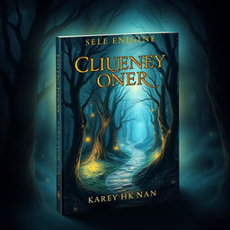 Create a captivating book cover with a mysterious and enchanting design