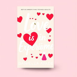 Create a book cover for the title 'Love is an Experiment' by author Daniella Ayoade