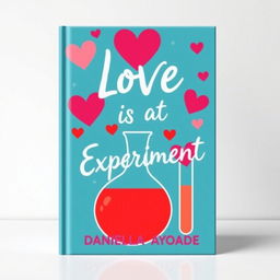 Create a book cover for the title 'Love is an Experiment' by author Daniella Ayoade