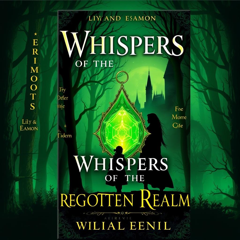 Create a book cover for 'Whispers of the Forgotten Realm