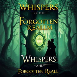 Create a book cover for 'Whispers of the Forgotten Realm