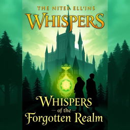 Create a book cover for 'Whispers of the Forgotten Realm