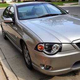 A detailed image of a 2007 Ford Falcon, showcasing its classic design and robust build