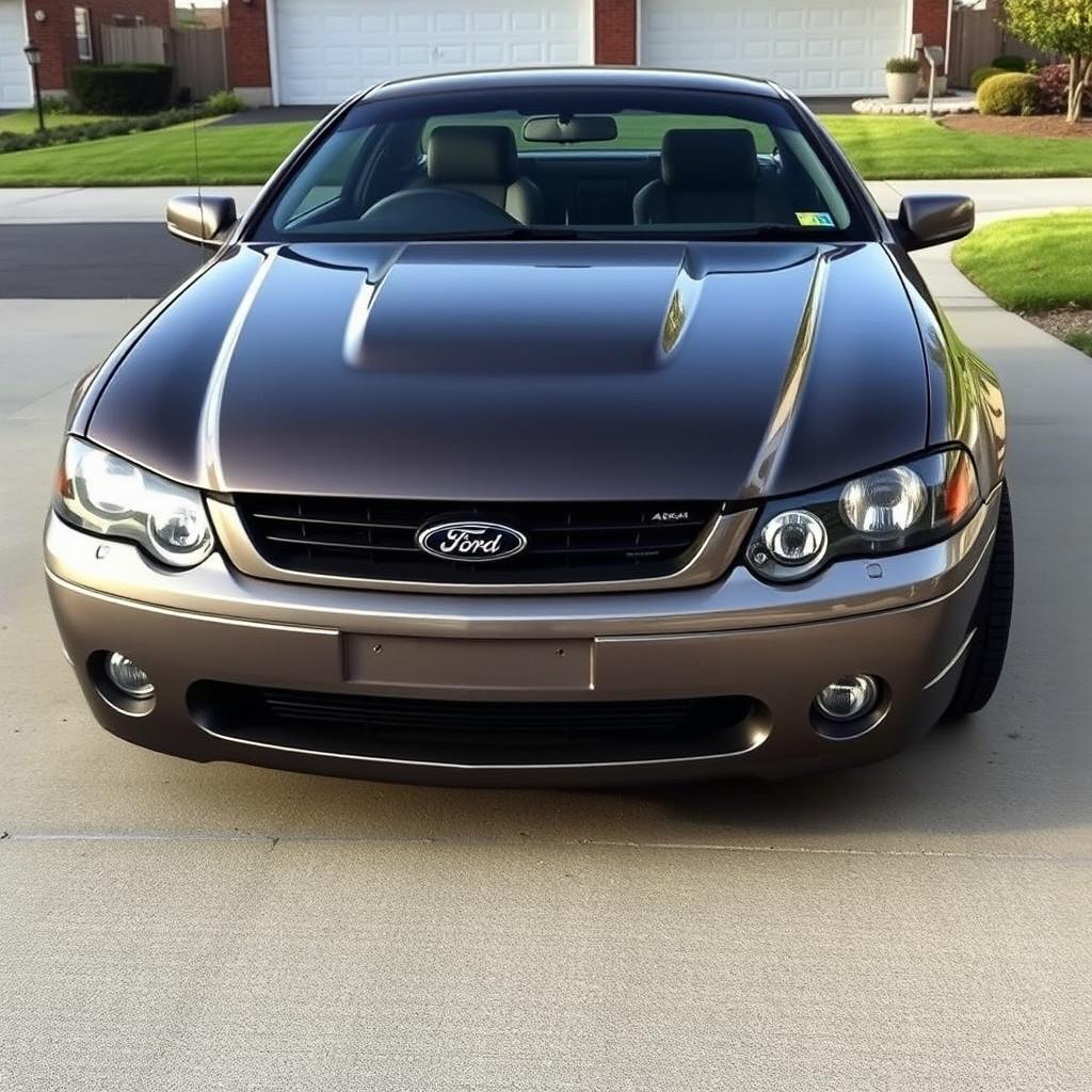 A detailed image of a 2007 Ford Falcon, showcasing its classic design and robust build