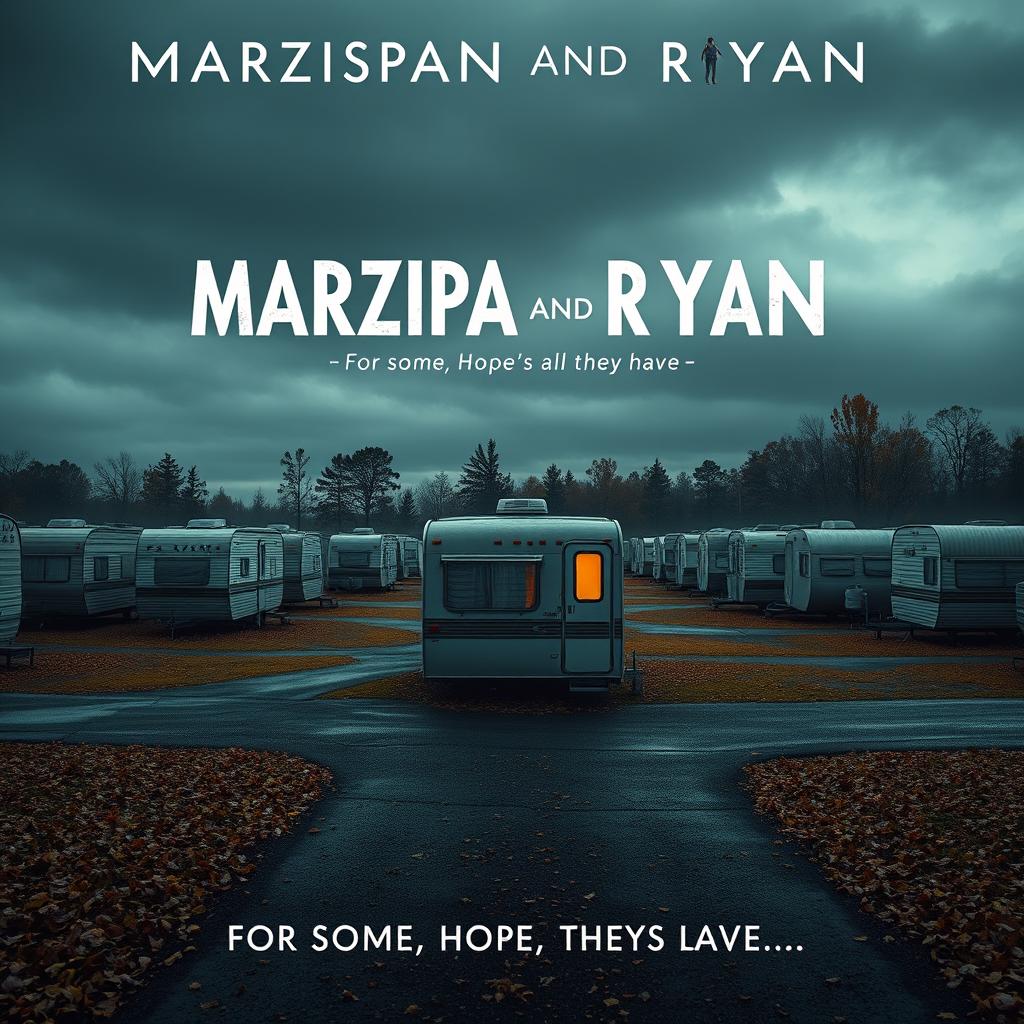 A horror movie poster titled 'Marzipan and Ryan', with the subtitle 'For some, Hope is all they have