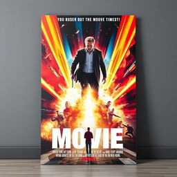 Create a movie poster with a captivating design