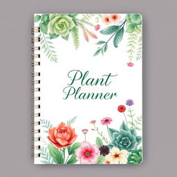 A stylish and elegant cover for a plant planner