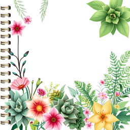 A stylish and elegant cover for a plant planner