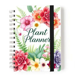 A stylish and elegant cover for a plant planner