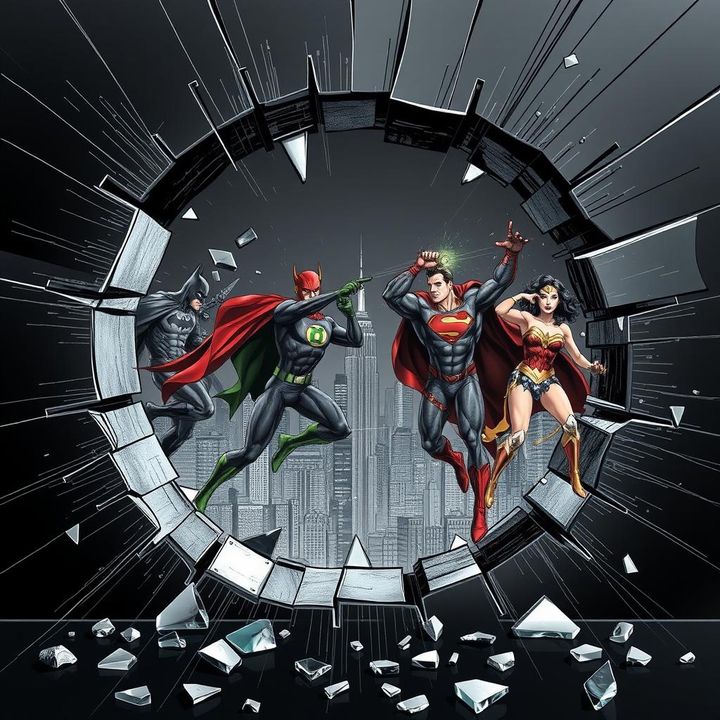 Create a detailed black tinted glass hole with intricate thin lines and subtle shades of color, giving off a sense of depth and dimension