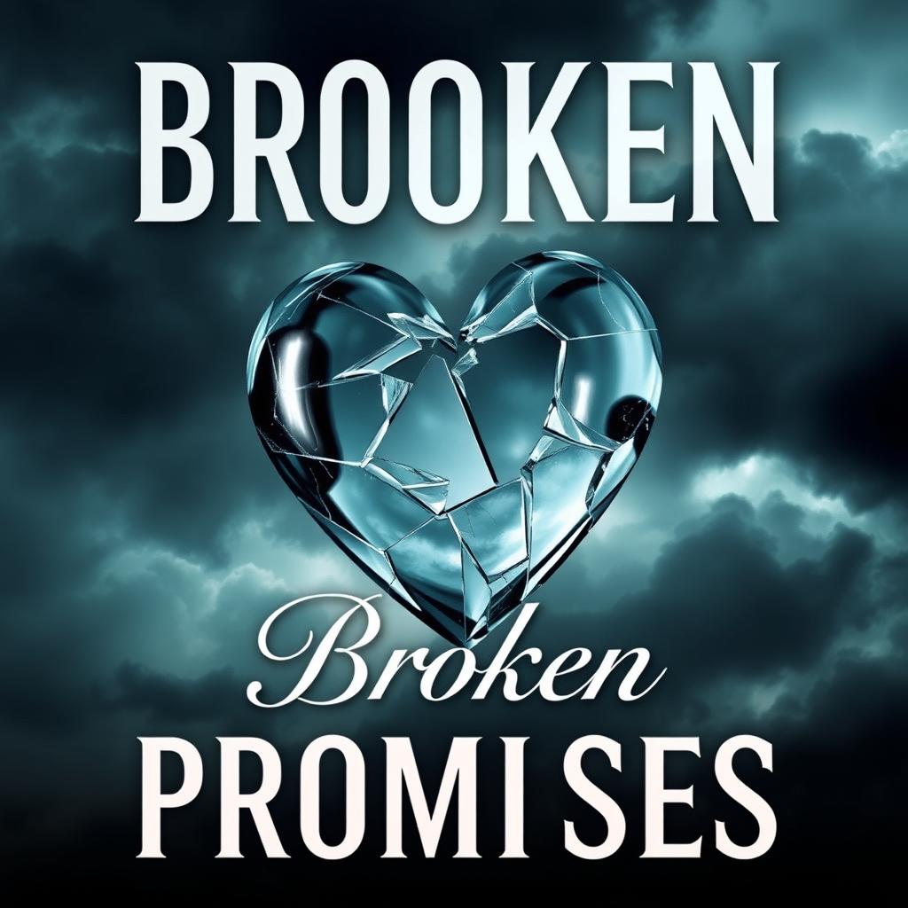 Create a book cover for a novel titled 'Broken Promises'