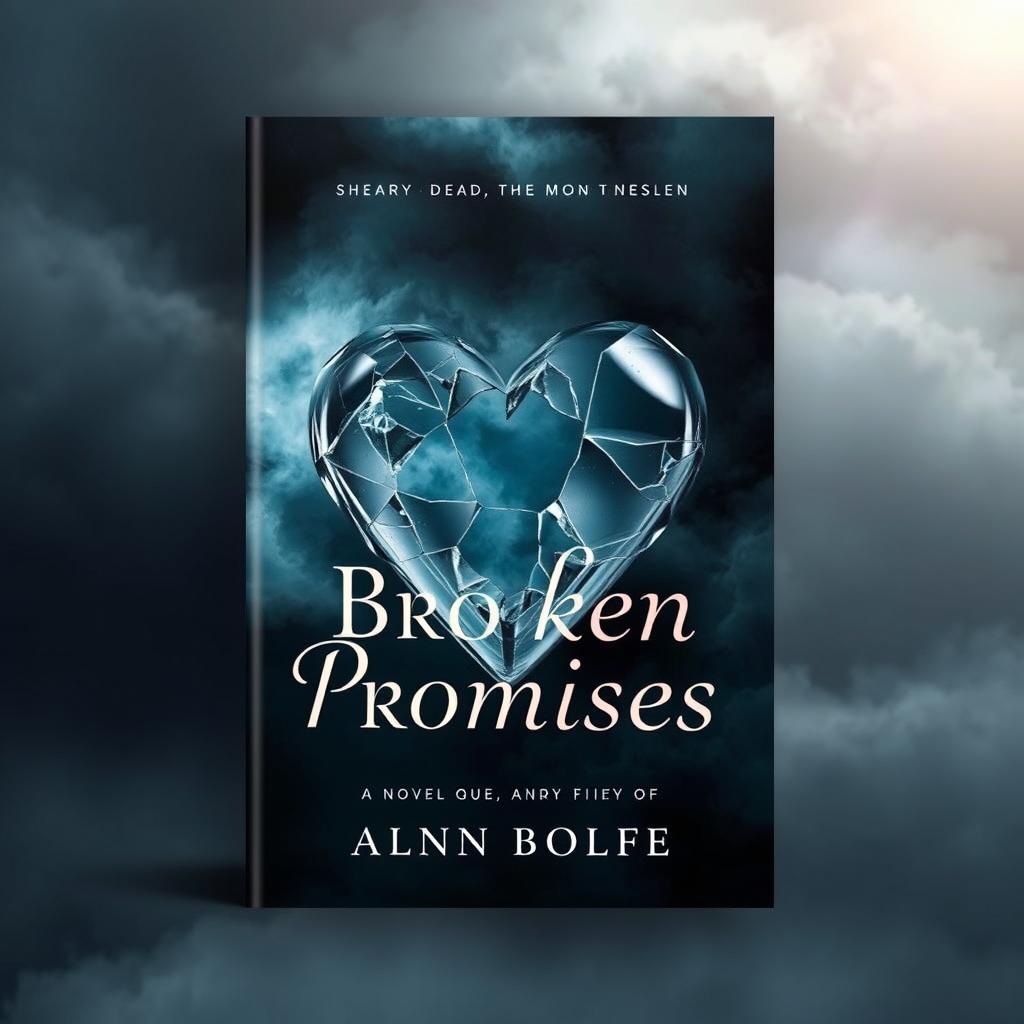 Create a book cover for a novel titled 'Broken Promises'