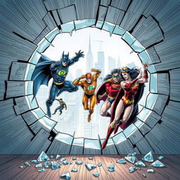 Create a detailed glass hole with intricate thin lines and subtle shades of color, giving off a sense of depth and dimension